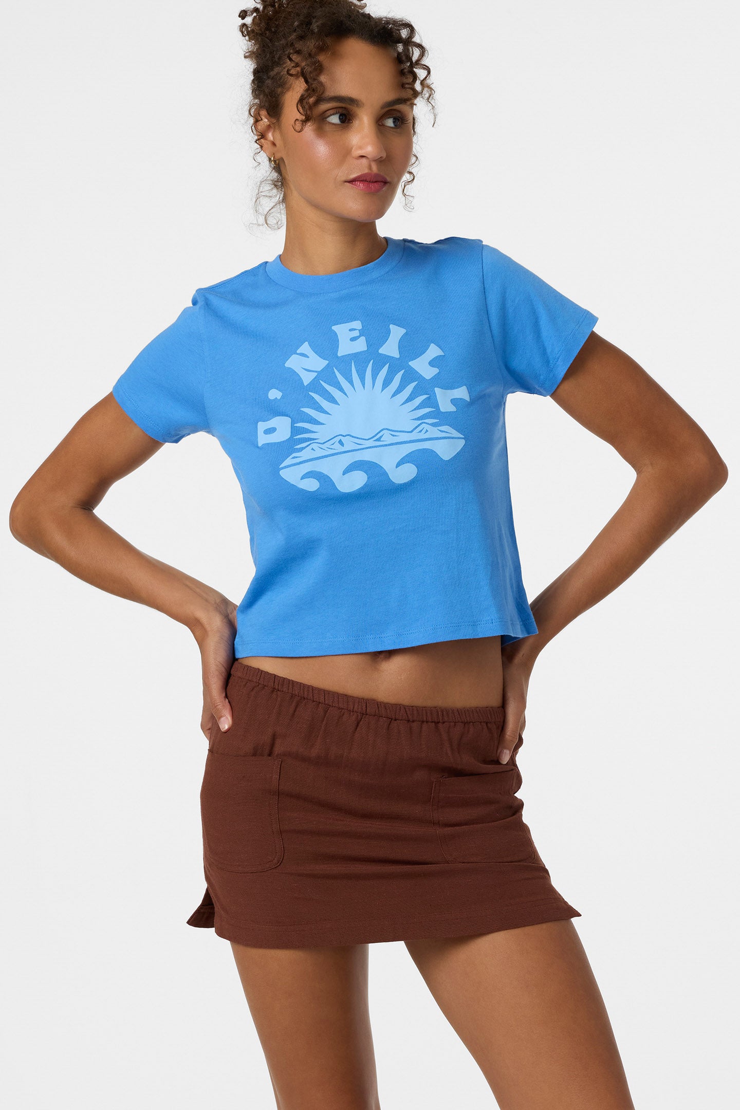Strato Fitted Tee - Regatta Blue | O'Neill