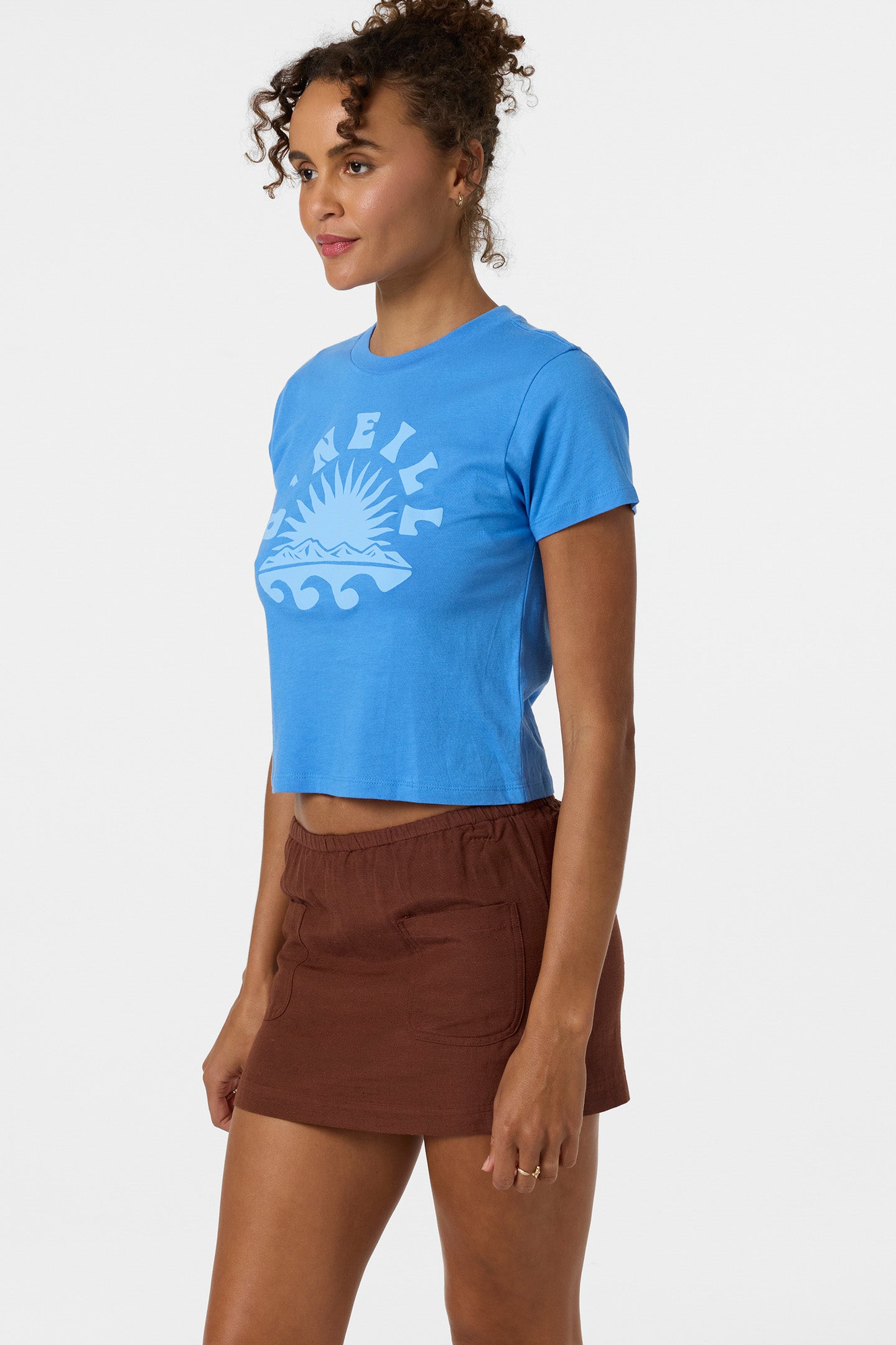 Strato Fitted Tee - Regatta Blue | O'Neill