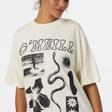 Tropic Meltdown Oversized Tee - Tofu | O'Neill