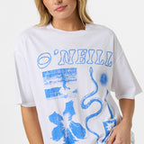 Tropic Meltdown Oversized Tee - White | O'Neill