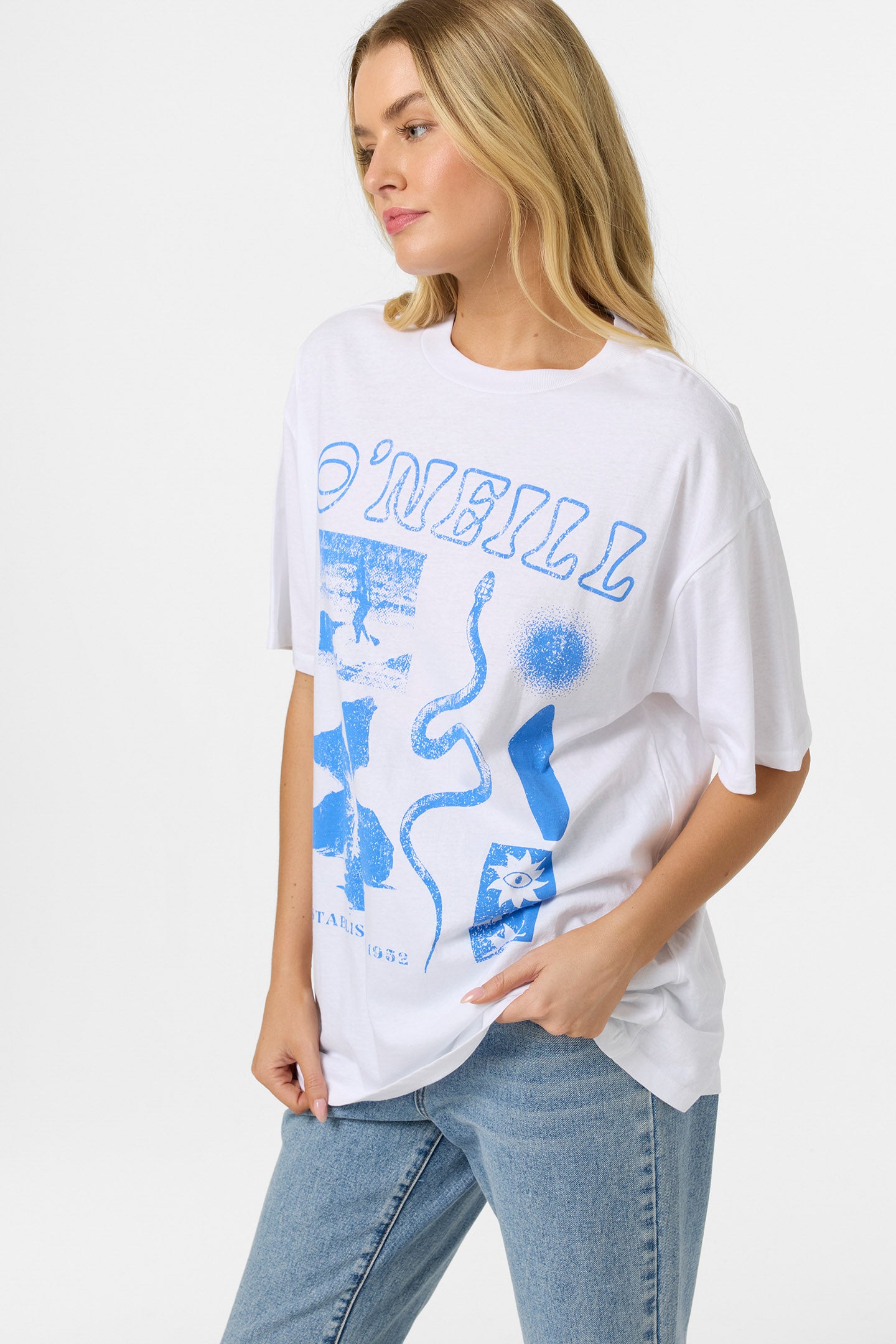 Tropic Meltdown Oversized Tee - White | O'Neill