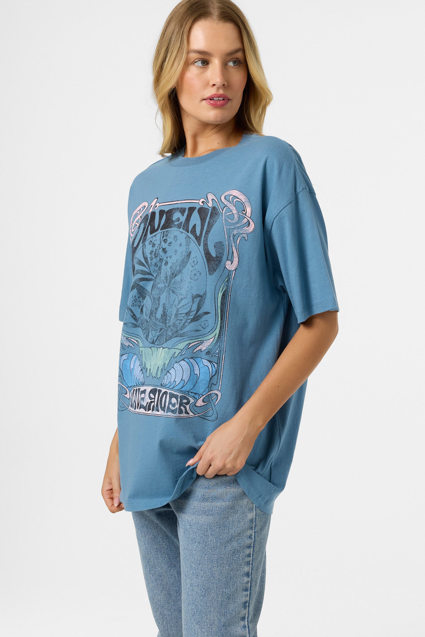 Wave Rider Oversized Tee - Captain'S Blue | O'Neill
