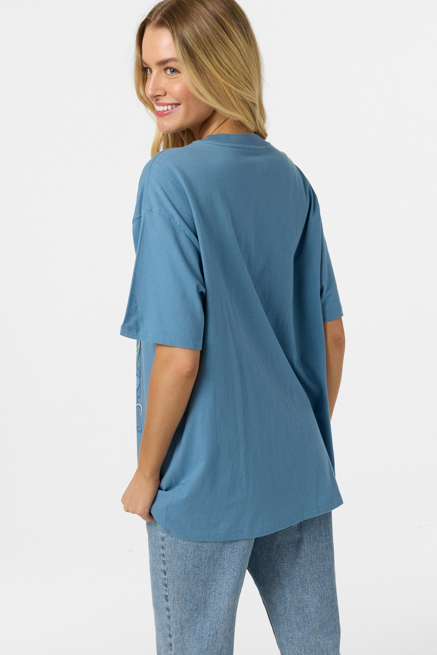 Wave Rider Oversized Tee - Captain's Blue | O'Neill