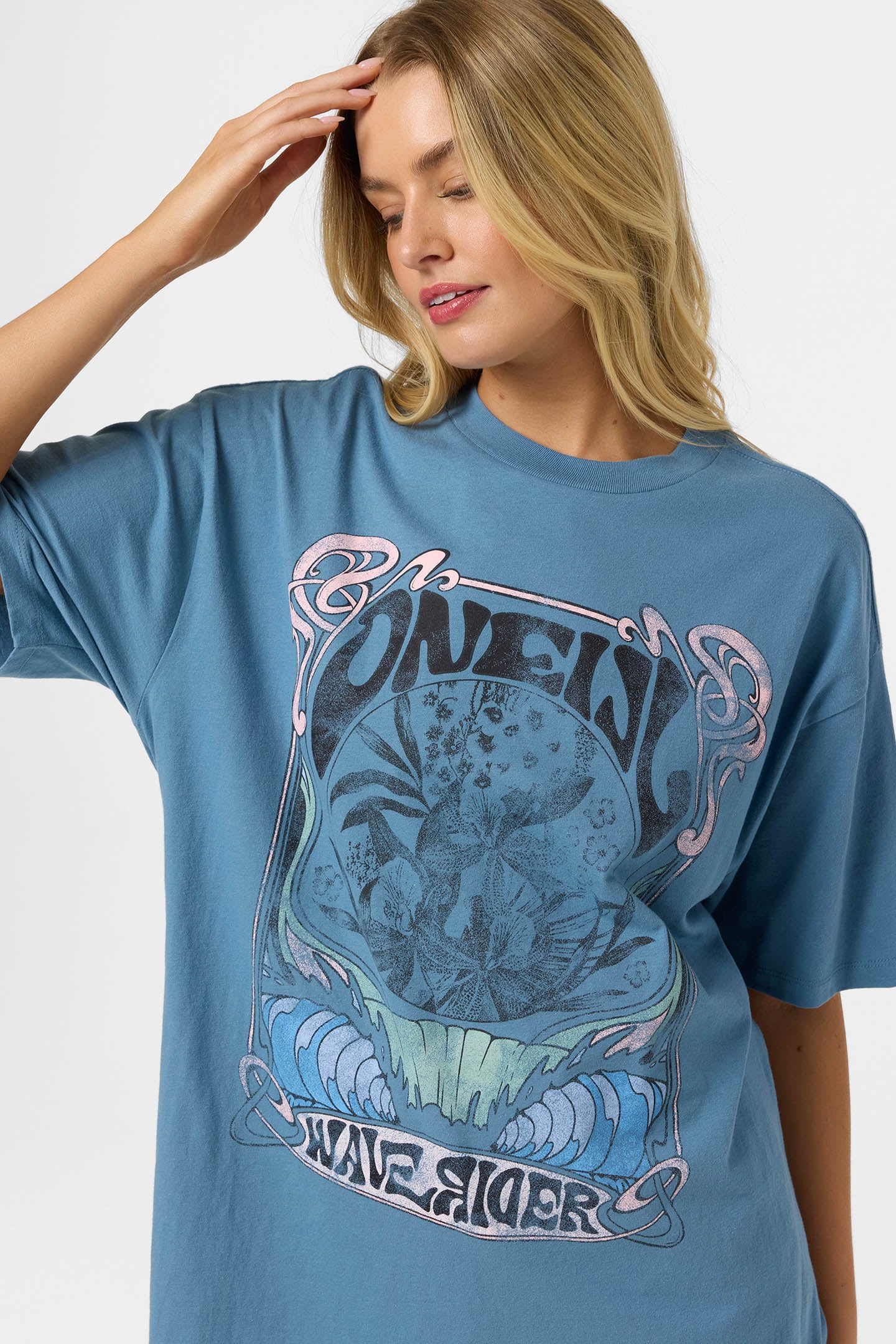 Wave Rider Oversized Tee - Captain'S Blue | O'Neill