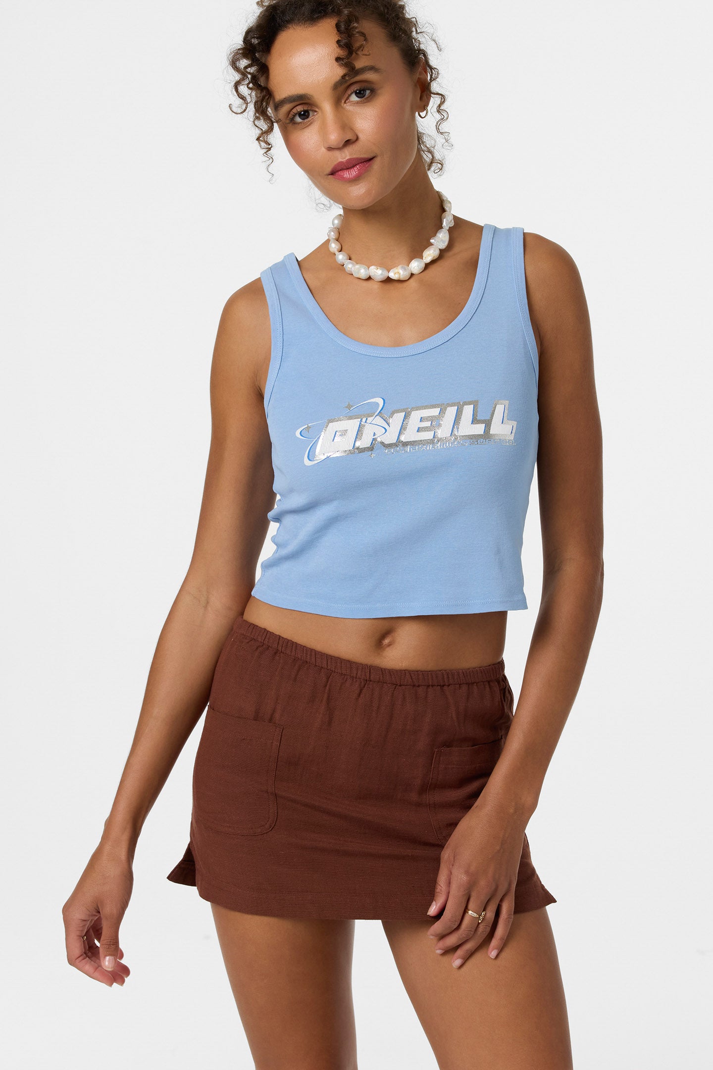 Atomic Scoop Neck Tank - Blue Glass | O'Neill