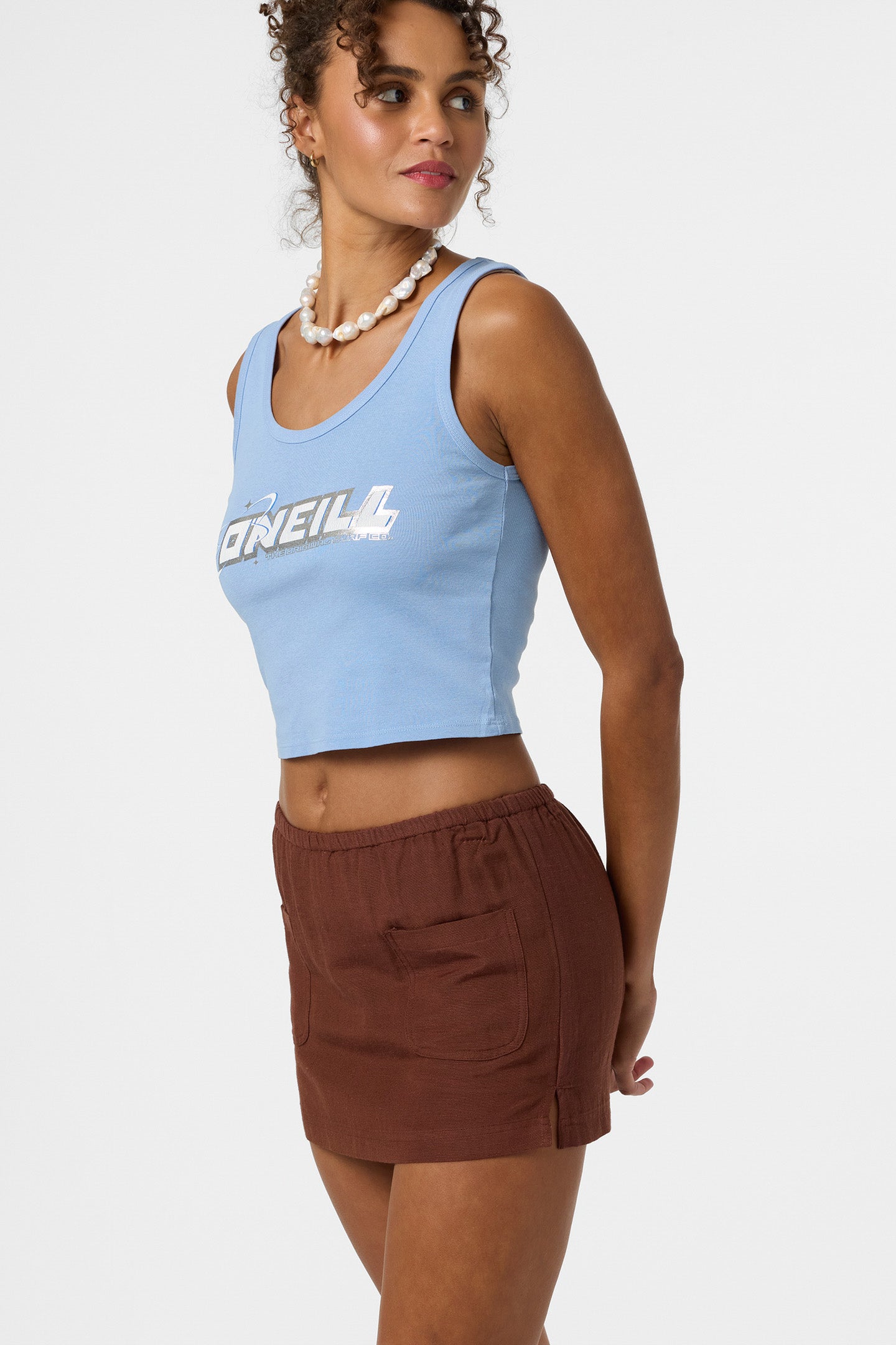 Atomic Scoop Neck Tank - Blue Glass | O'Neill