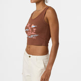Motu Scoop Neck Tank - Coconut Brown | O'Neill