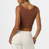 Motu Scoop Neck Tank - Coconut Brown | O'Neill