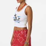 Motu Scoop Neck Tank - White | O'Neill