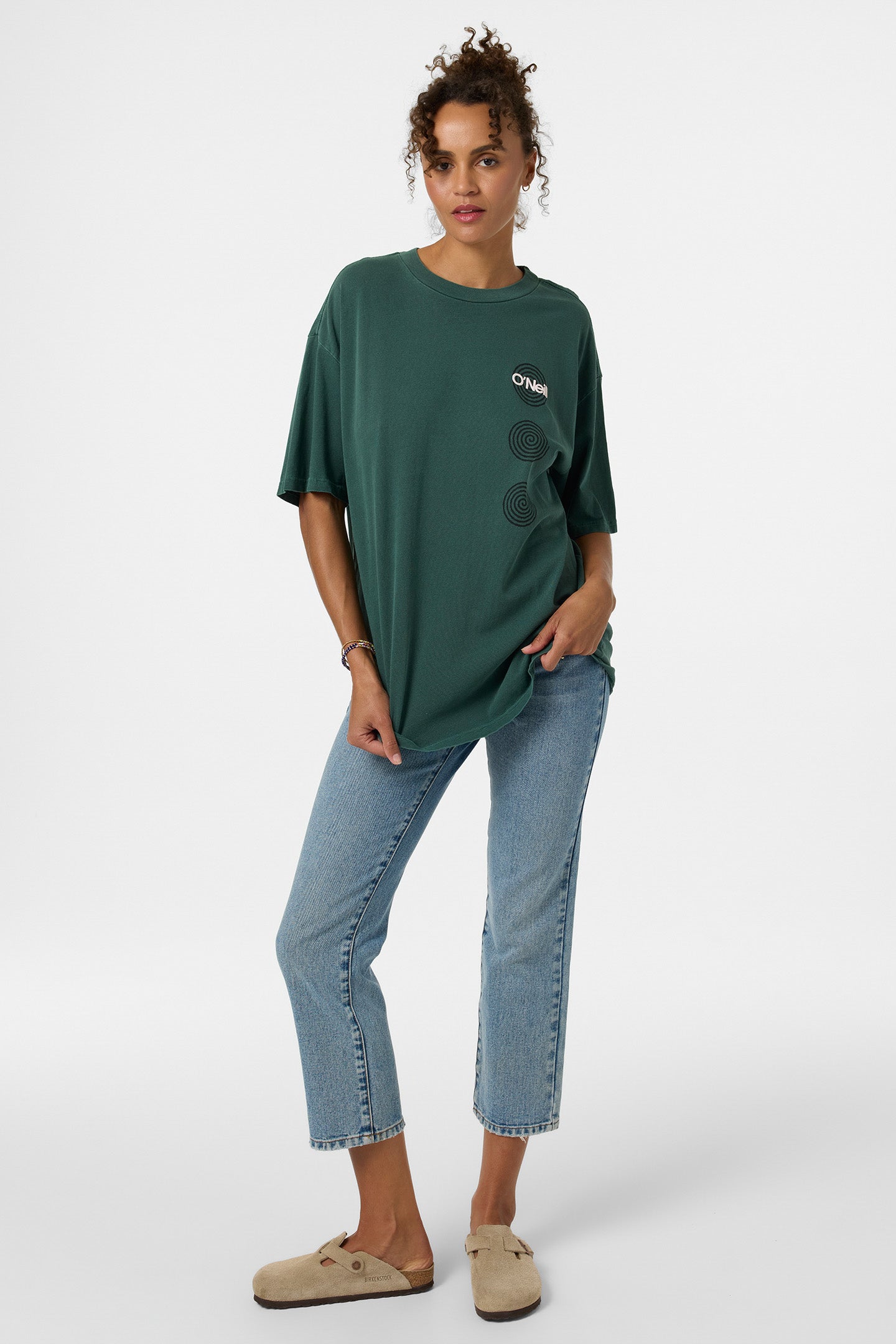 O'Riginals Fish Eye Oversized Tee - Dark Forest | O'Neill