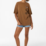 O'Riginals Fish Eye Oversized Tee - Toffee | O'Neill