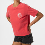 O'Riginals Salty Circle Surfer Easy Tee - Lava Red | O'Neill