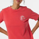 O'Riginals Salty Circle Surfer Easy Tee - Lava Red | O'Neill