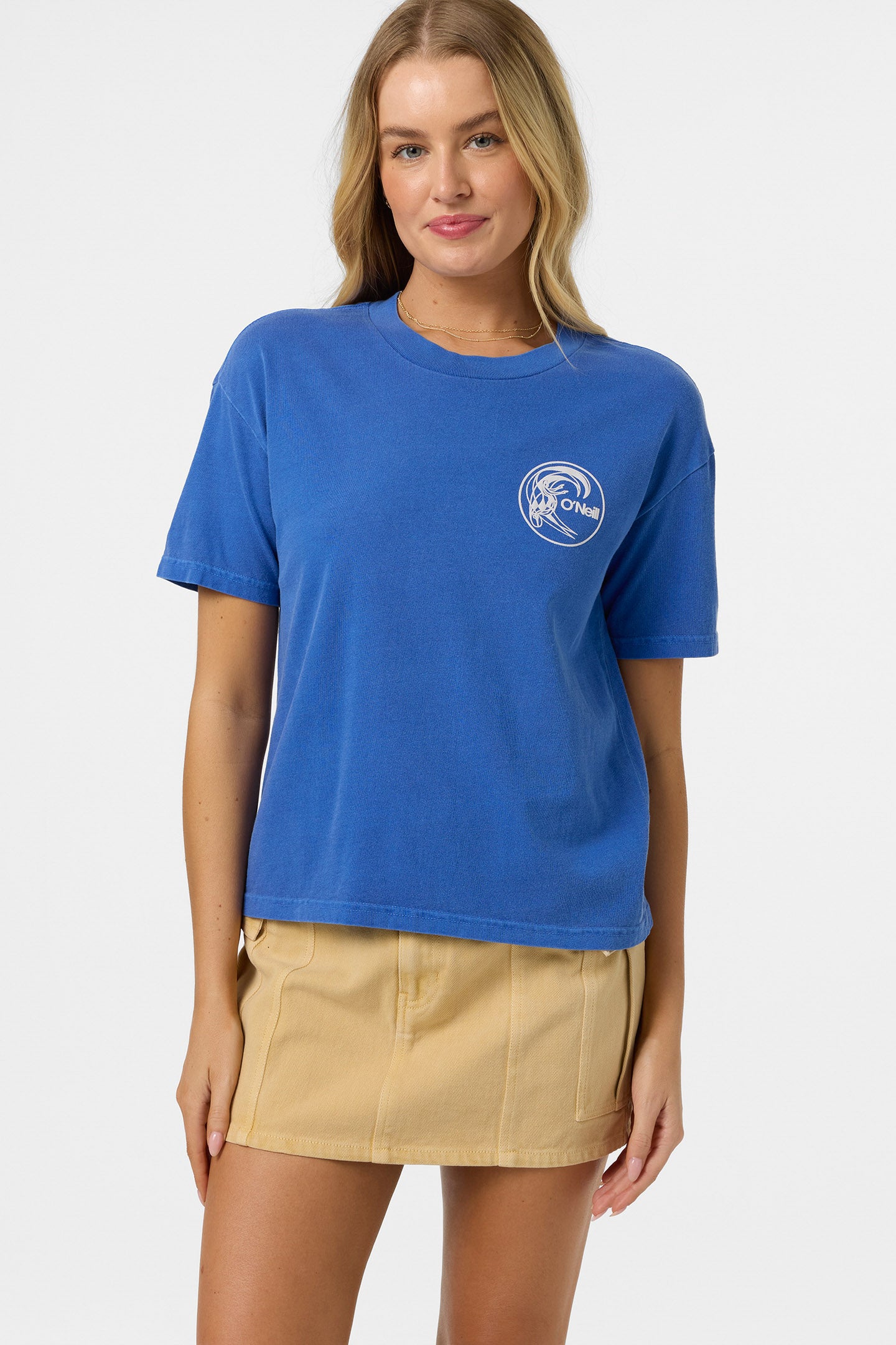 O'Riginals Salty Circle Surfer Easy Tee - Sail Blue | O'Neill