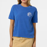 O'Riginals Salty Circle Surfer Easy Tee - Sail Blue | O'Neill