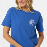 O'Riginals Salty Circle Surfer Easy Tee - Sail Blue | O'Neill