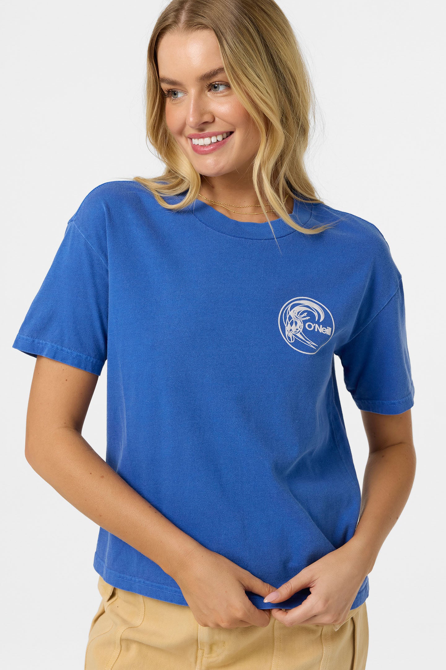 O'Riginals Salty Circle Surfer Easy Tee - Sail Blue | O'Neill