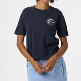 O'Riginals Salty Circle Surfer Easy Tee - Navy | O'Neill