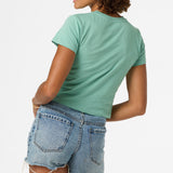 Retro Stripe Fitted Tee
