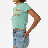 Retro Stripe Fitted Tee