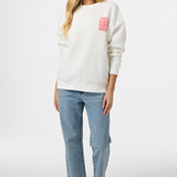 Reflect Oversized Crew Neck Fleece - White | O'Neill