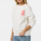 Reflect Oversized Crew Neck Fleece - White | O'Neill