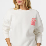 Reflect Oversized Crew Neck Fleece - White | O'Neill