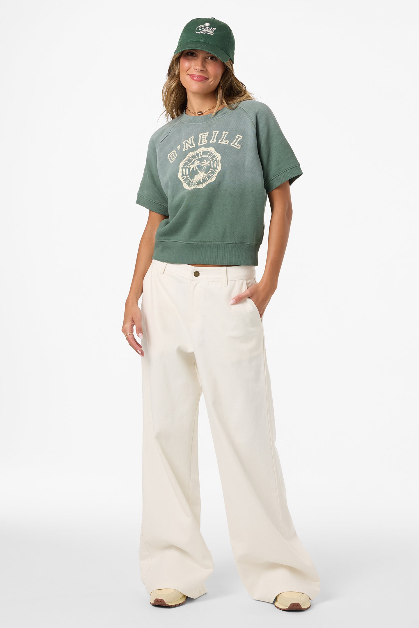 O'Riginals Athletic Seal Vintage Fleece Tee - Dark Forest | O'Neill