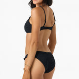 Hibiscus Tide Atlantic Full Bottoms - Black | O'Neill