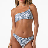 Margo Abstract Comber Mid Rise Revo Medium Bottoms - Slate | O'Neill