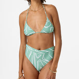 Ziggy Geo Stellan High Rise Skimpy Bottoms - Green | O'Neill