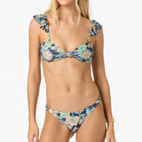 Mermaid Floral Paradise Bandeau Top - Navy | O'Neill
