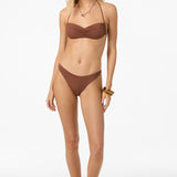Saltwater Solids Tidal Bralette Top - Coconut Brown | O'Neill