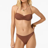 Saltwater Solids Tidal Bralette Top - Coconut Brown | O'Neill