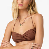 Saltwater Solids Tidal Bralette Top - Coconut Brown | O'Neill