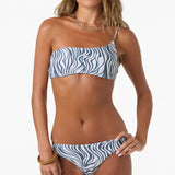 Margo Abstract Seal Beach Revo Bandeau Top - Citron | O'Neill