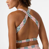 Performance Surf Glenwood High Neck Printed Active Top