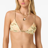 Cove Floral Tanning Revo Triangle Top - Citron | O'Neill