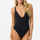 Saltwater Solids Edgewater One-Piece - Black | O'Neill