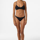 Saltwater Solids Huntington Bralette Top - Black | O'Neill