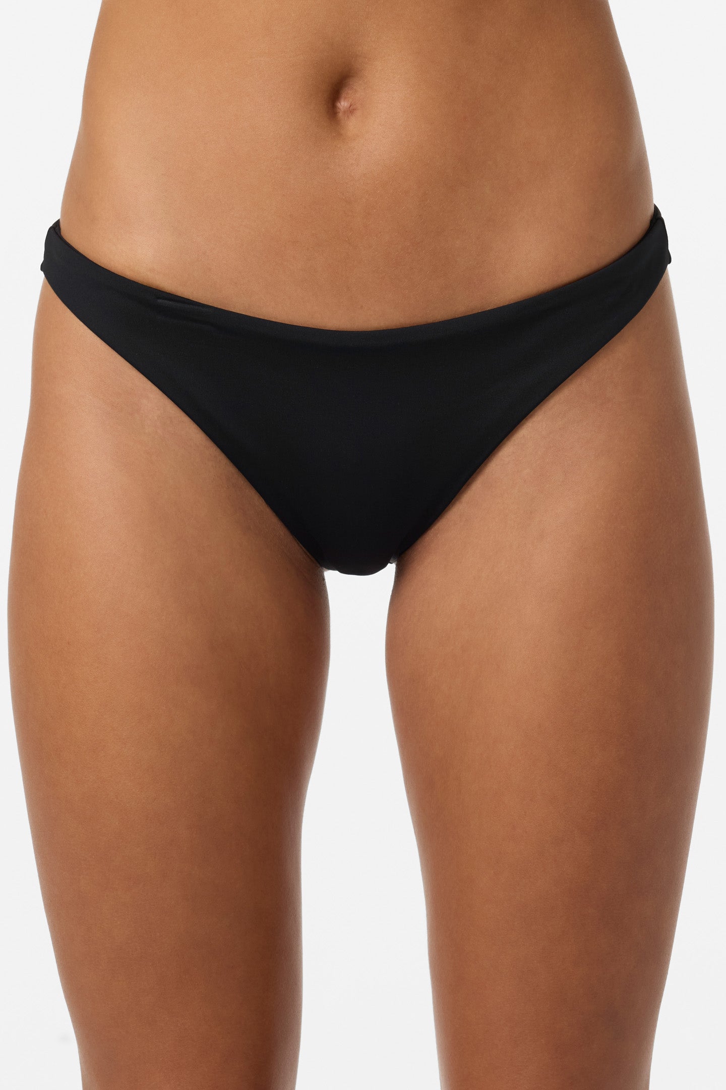 Saltwater Solids Hermosa Skimpy Bottoms - Black | O'Neill