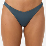 Saltwater Solids Hermosa Skimpy Bottoms - Slate | O'Neill