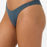 Saltwater Solids Hermosa Skimpy Bottoms - Slate | O'Neill