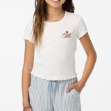 Girl's Sammie Top - Winter White | O'Neill