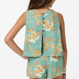 Girl's Haisley Tiki Top - Green | O'Neill