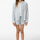Girl's Leni Stripe Relaxed Long Sleeve Top - Tofu | O'Neill