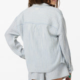 Girl's Leni Stripe Relaxed Long Sleeve Top - Tofu | O'Neill