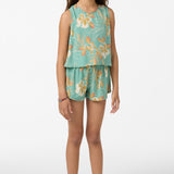 Girl's Gabi Tiki Shorts - Green | O'Neill