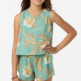 Girl's Gabi Tiki Shorts - Green | O'Neill