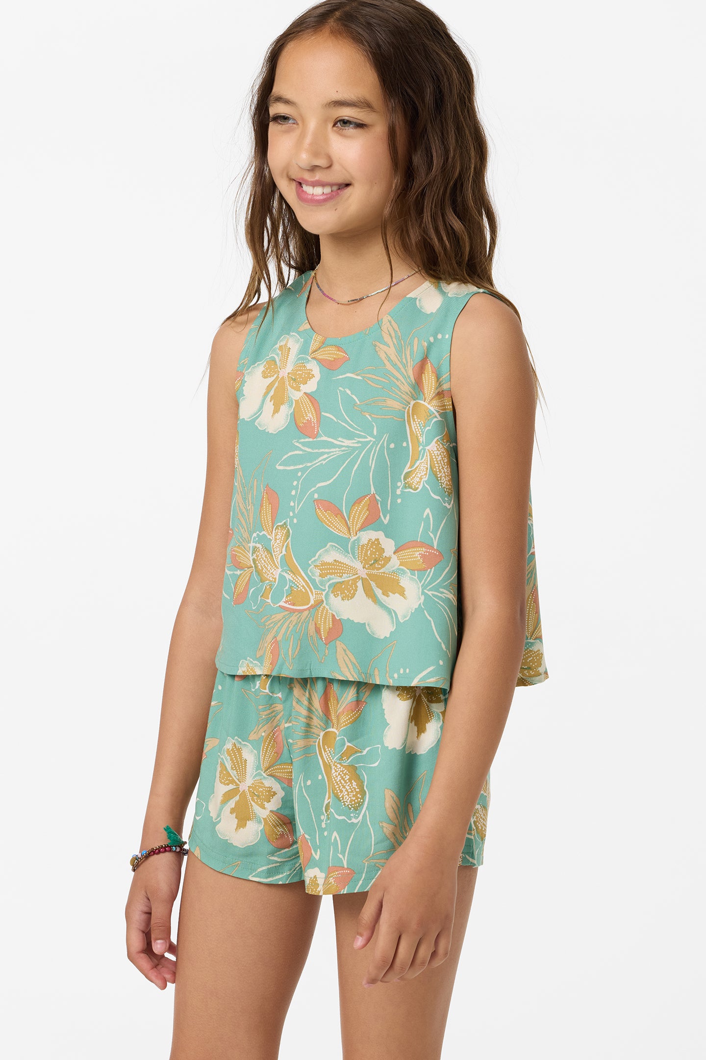 Girl's Gabi Tiki Shorts - Green | O'Neill